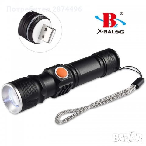 515 Мини LED фенер с USB зареждане