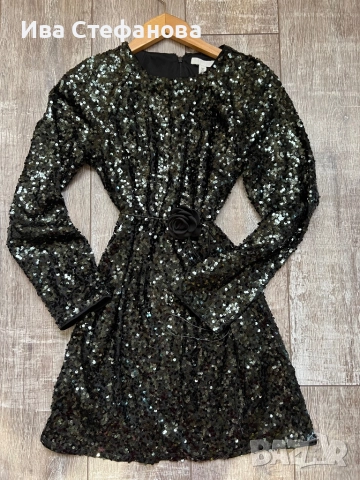 Нова  блестяща празнична парти официална коктейлна рокля пайети →
		Обява 52631561