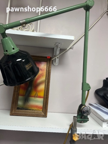 Работна лампа от 50-те години на миналия век от Кърт Фишер за Midgard