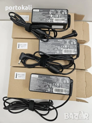 +Гаранция! Зарядно захранване за лаптоп Lenovo 45W 4.0 x 1.7
