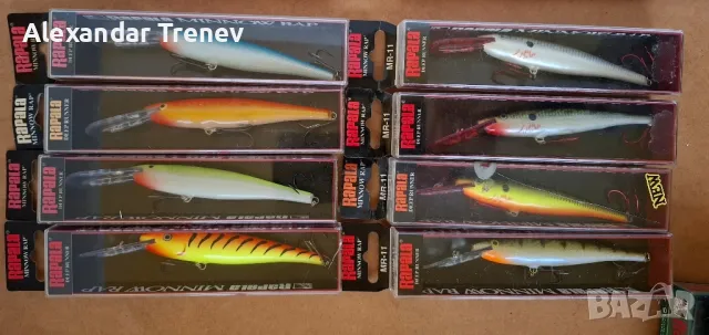 Воблери Rapala MR и Rapala TTM →
		Обява 48707775