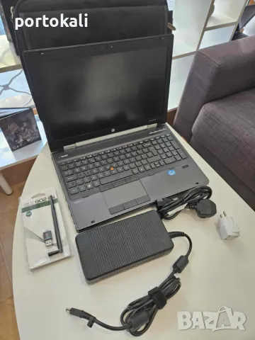 +Гаранция! Геймърски Лаптоп HP Elitebook 8560W Intel Core i7-2620M / NVIDIA QUADRO 2GB / 8GB / 500GB
