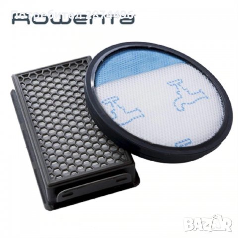 3263 Хепа филтър и филтър от дунапрен за прахосмукачки Moulinex, Tefal, Samurai и Rowenta
