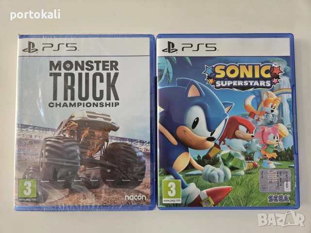 НОВИ! Игри за PS5 Playstation 5 Плейстейшън 5 Monster Truck Sonic
