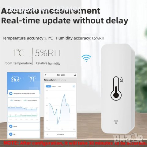 3992 Смарт сензор за температура и влага с WiFi