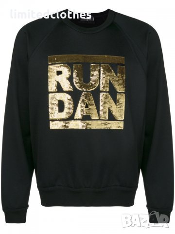 DSQUARED D2 ICON RUN DAN GOLD SEQUIN Мъжка Блуза тип Пуловер size L (M) →
		Обява 34729241