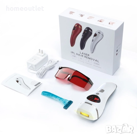 ПРОМОЦИЯ IPL епилатор за трайна епилация – 999 000 импулса HAIR REMOVAL IPL-D19 (X0011CR7JL)