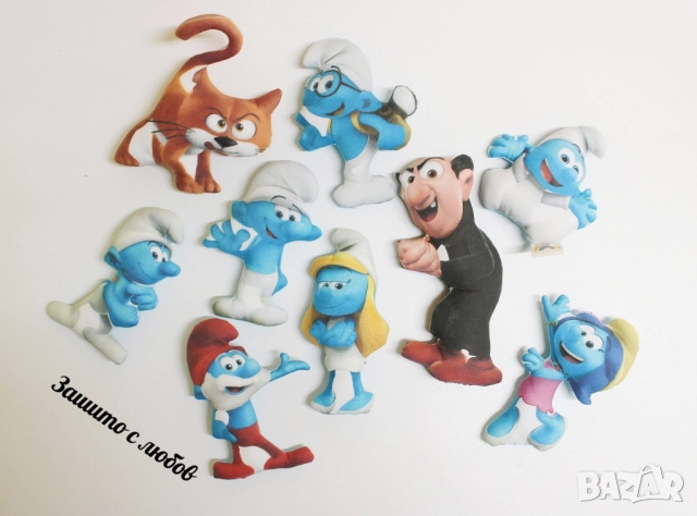 Смърфовете, Смърф, Комплект смърфове →
		Обява 52368100