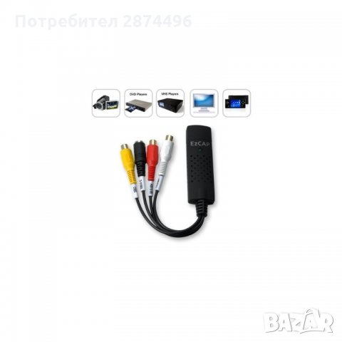 0096 4 канален USB DVR адаптер EasyCap Capture