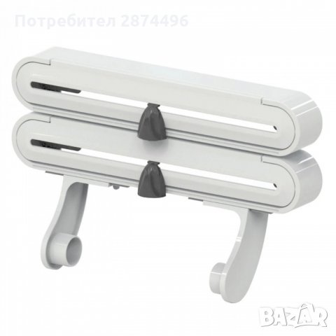 3251 Практичен троен диспенсър за кухненска хартия и фолио