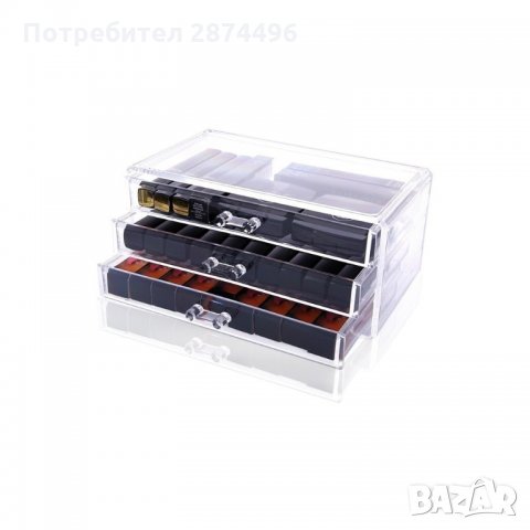 1759 Настолен органайзер за бижута с чекмеджета