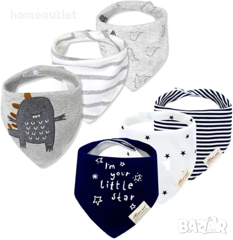 ПРОМОЦИЯ Лигавник за бебета и малки деца, к-кт от 6 бр., 0-3год. N181022WZ02006DD