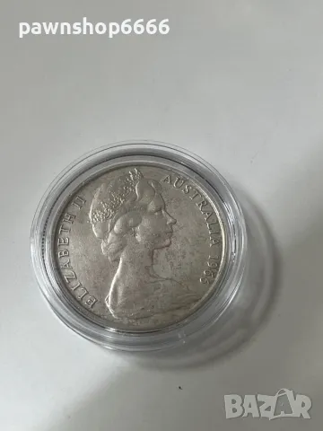 Сребърна монета 50 Cents - Elizabeth II 2nd Portrait