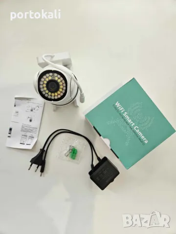 +Гаранция! 5V! WIFI Wi-fi безжична Камера за наблюдение въртяща, 12MP 4K ICSEE А13 ULTRA HD