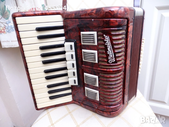 Акордеон Weltmeister – винтидж украса, декор – дом или заведение →
		Обява 51690723