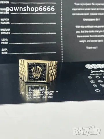 Златен пръстен 14 К - мъжки