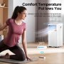 Мобилен климатик Comfee Easy Cool, климатик 3-в-1 с изпускателен маркуч, охлаждане, изсушаване и вен, снимка 5