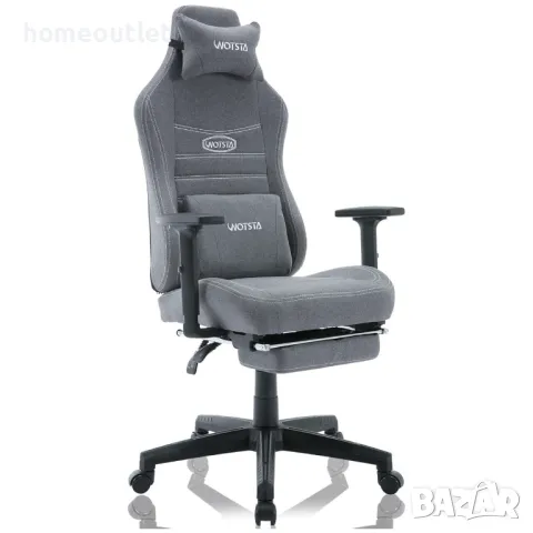 ПРОМОЦИЯ Ергономичен геймърски стол WOTSTA HH-311-LIGHT GRAY