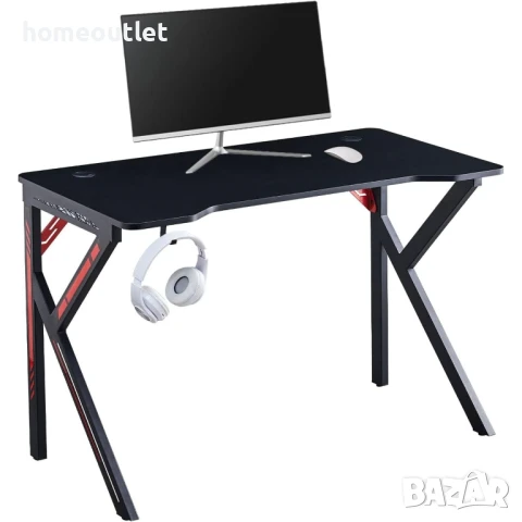 ПРОМОЦИЯ Геймърско бюро с LED осветление CLIPOP BZOD-CD-0135BLBL