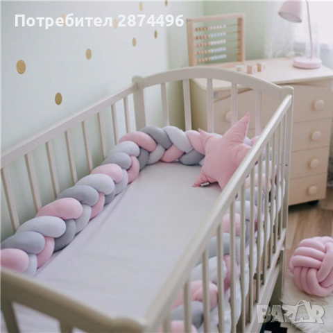 2487 Обиколници за легло/кошара/бебешка количка 3м.