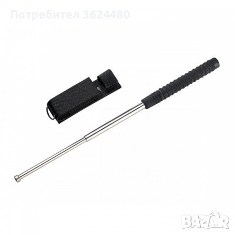 0206 Сгъваема палка за самозащита - ХРОМ