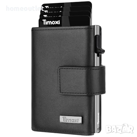 ПРОМОЦИЯ Компактен портфейл от естествена кожа и RFID защита TIMOXI RFID WALLET (X0019RSPX5)