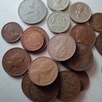 Английски монети 1970-1990г, снимка 1 - Нумизматика и бонистика - 39016352
