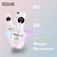 Гел за сваляне на гел лак 15 мл – Magic Remover, снимка 4 - Продукти за маникюр - 36202923