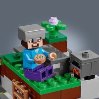 Употребявано Lego Minecraft - Пещерата на зомбитата (21141) без кутия и инструкции, снимка 3 - Конструктори - 41097788