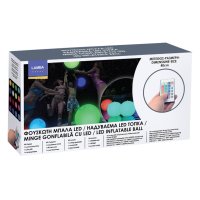 Надуваема LED топка с дистанционно, 40см, снимка 3 - Надуваеми играчки - 40882694