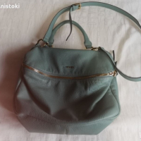 Естествена кожа чанта Сromia 31 /36 см италианска, снимка 5 - Чанти - 36130142