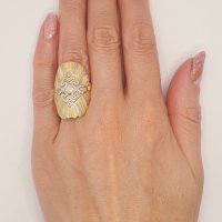 Дамски златни пръстени, 14К, снимка 11 - Пръстени - 40835148