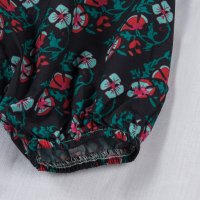 Дамска блуза с принт на цветя, снимка 6 - Блузи с дълъг ръкав и пуловери - 40148936