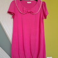 Дамска лятна блуза Giocco къс ръкав и яка , снимка 3 - Блузи с дълъг ръкав и пуловери - 41717302