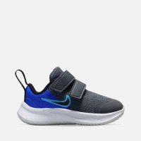 НАМАЛЕНИЕ!!! Бебешки маратонки NIKE STAR RUNNER 3 TDV Gray/Blue DA2778 012, снимка 1 - Бебешки обувки - 42252439