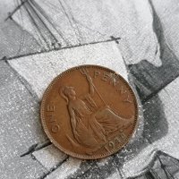 Монета - Великобритания - 1 пени | 1945г., снимка 1 - Нумизматика и бонистика - 42062837