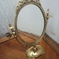 Старинно бароково бронзово огледало , снимка 1 - Други - 39278618
