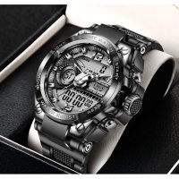 Мъжки часовник Lige Sports Watch, Водоустойчив, снимка 3 - Мъжки - 40246914
