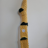 Ръчно плетени дамски чорапи размер 39, снимка 2 - Дамски чорапи - 44633931