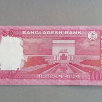 Банкнота - Бангладеш - 10 така UNC | 2022г., снимка 2 - Нумизматика и бонистика - 42098156