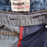 Дънки Desigual rainbow-32 номер , снимка 5 - Дънки - 44681108