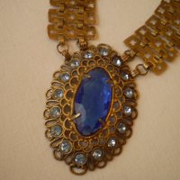 стар красив нагръден накит от златно дубле, снимка 16 - Антикварни и старинни предмети - 40288520