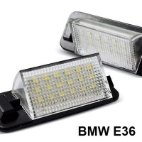 LED плафон за регистрационен номер BMW E36, снимка 1 - Аксесоари и консумативи - 38402515