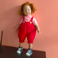 Колекционерска кукла Brigitte Paetsch Zapf Creation 2001 48 см, снимка 12 - Колекции - 44827974