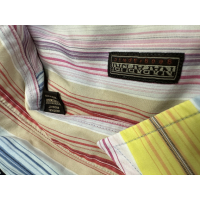 Мъжка риза NAPAPIJRI размер XL шарена райе, снимка 4 - Ризи - 44589680