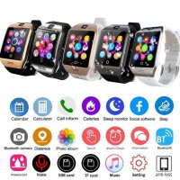 Смарт часовник СИМ слот Q18 , Bluetooth – Smart Watch Q18, Разговори, Facebook, Социални Мрежи и др., снимка 4 - Смарт часовници - 41019981