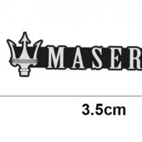 Нови алуминиеви емблеми ”MASERATI” - 35 мм. / 8 мм., снимка 3 - Аксесоари и консумативи - 40054425