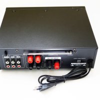 Аудио усилвател UKC AV-339B, караоке, USB порт, SD слот, MP3, FM, снимка 2 - Ресийвъри, усилватели, смесителни пултове - 41535789