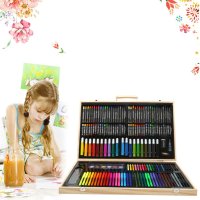 👧🧒👦 Детски комплект за рисуване - 180 части ✏🖍🖌, снимка 6 - Ученически пособия, канцеларски материали - 42220645