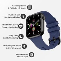 Нов 1,85 инча Bluetooth Смарт умен мъжки часовник с функция за повикване, снимка 2 - Смарт гривни - 41794842